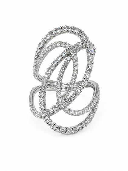Ring Crivelli Woman in White Gold Diamante 1.70 Ct 88473874 - 88473874
